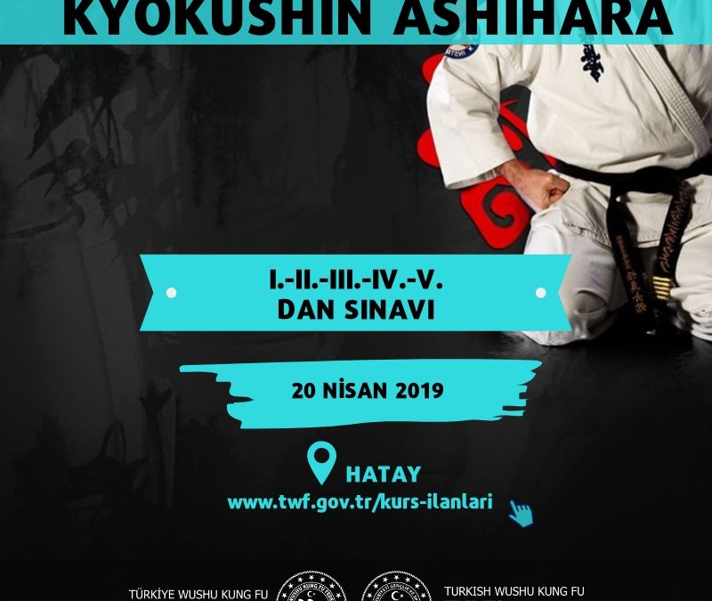 BUDOKAIDO KYOKUSHIN ASHIHARA SPOR BRANŞI DAN ( I.-II.-III.-IV.-V. DAN ) SINAVI
