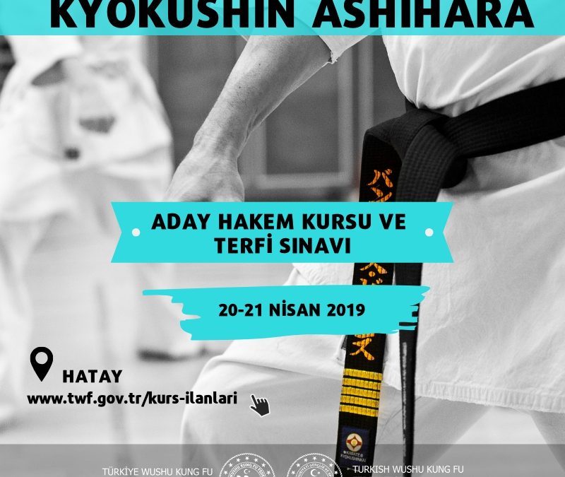 BUDOKAIDO KYOKUSHIN ASHIHARA BRANŞI ADAY HAKEM KURSU VE TERFİ SINAVI