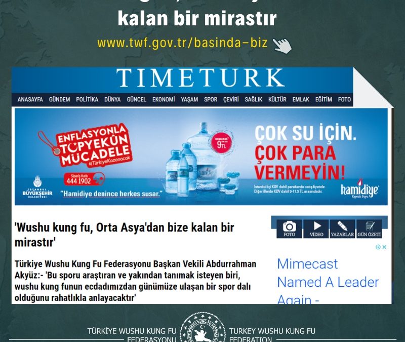 Wushu kung fu, Orta Asya’dan bize kalan bir mirastır