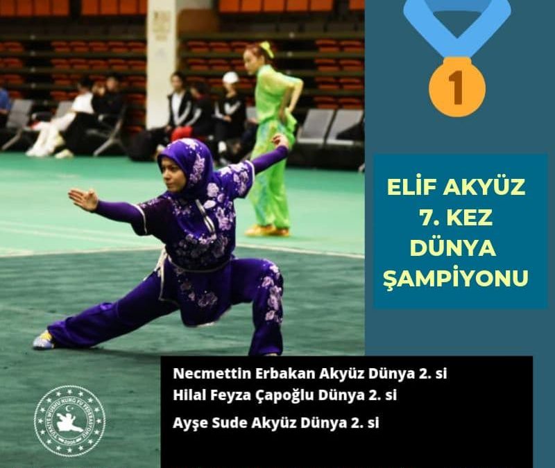 Elif Akyüz 7.kez Dünya Şampiyonu!