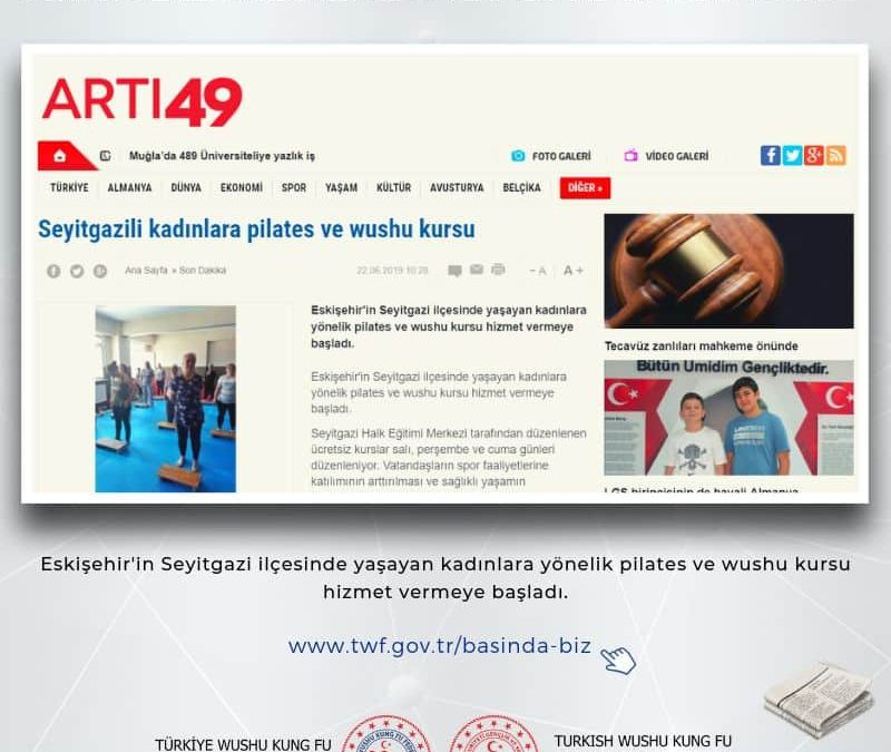 Seyitgazili kadınlara pilates ve wushu kursu