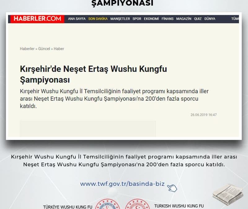Kırşehir’de Neşet Ertaş Wushu Kungfu Şampiyonası