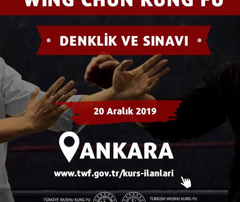WİNG CHUN KUNG FU DENKLİĞİ VE SINAVI 20 ARALIK 2019 ANKARA