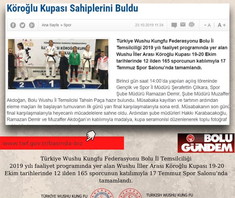 Köroğlu Kupası Sahiplerini Buldu